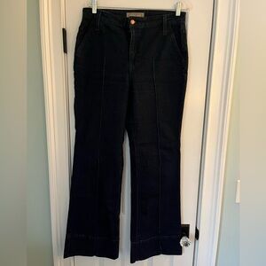 Point Sur Dark Wash Wide Leg Flare Jeans Size 29